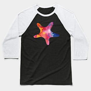 Multi-color star. Baseball T-Shirt